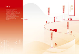 红色画册目录页前言页序言页