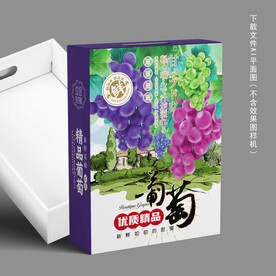 三色葡萄盒设计