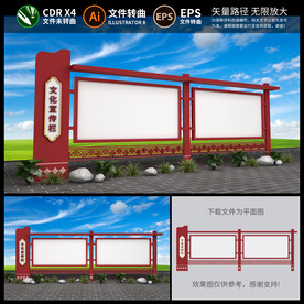 老年社区养老宣传栏