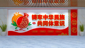 党建文化墙 民族团结