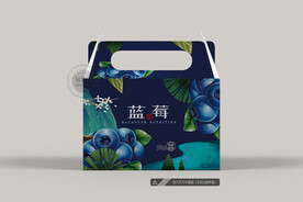 蓝莓礼盒 平面图