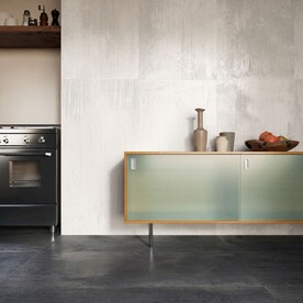 现代意式 岩板厨房特写效果图