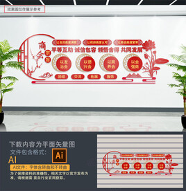 商会宗旨文化墙