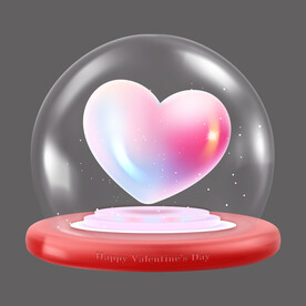 情人节水晶球