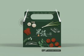 蔬菜包装 平面图