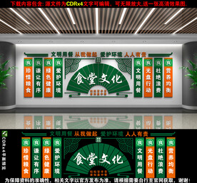 食堂文化墙