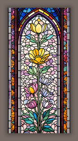 教堂蒂凡尼玻璃花纹图案