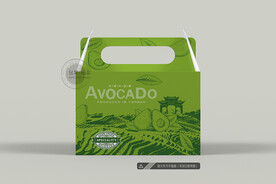 牛油果包装 平面图