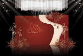 粉色婚礼效果图