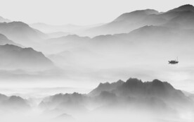 新款 爆款灰色山水 TiF分层