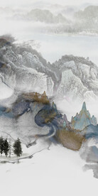 高端 新清晰玄关画 TiF分层