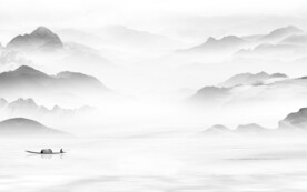 最新 高级灰山水画 TIf分层