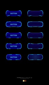科技感游戏可视化按钮按键UI