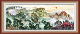 五岳独尊泰山图