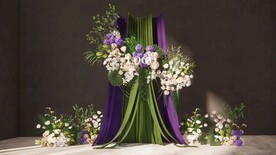 撞色婚礼草图大师su模型