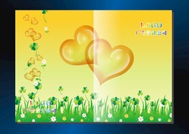 黄金爱心 画册封面