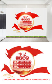 三个务必文化墙