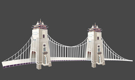 扬州万福大桥手绘