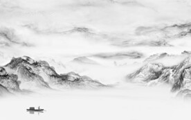 新款 灰色高清山水 TiF分层