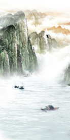 别墅 最新款玄关画 Tif分层