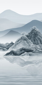 淡雅 简约新玄关画 Tif分层