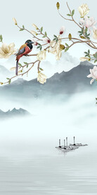 高档 大气新玄关画 TiF分层