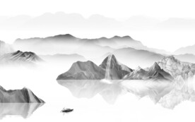 新款 灰色山水背景 TIf分层