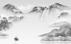 爆款 新品高端山水 TIF分层