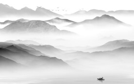 奢雅 最新灰色山水 TiF分层