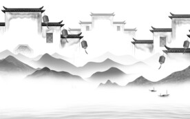 大气 最新灰色山水 TiF分层