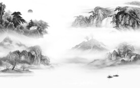 爆款 简约高清山水 TIF分层