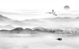 高雅 灰色新山水画 TiF分层