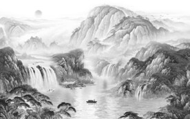 新传 中式最新山水 TiF分层