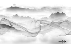 清晰 中式最新山水 TiF分层