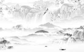 别墅 高档灰色山水 TiF分层