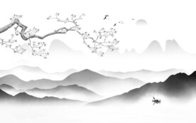 新传 高档灰色山水 TiF分层