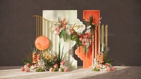 新中式婚礼草图大师su模型