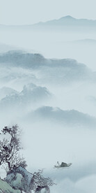 别墅 现代新玄关画 tif分层