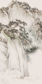 古风 现代新玄关画 tif分层