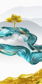 清晰 大气轻奢玄关 Tif分层