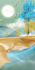 奢华 高清轻奢玄关 Tif分层