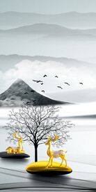 高清 轻奢清晰玄关 Tif分层