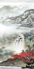 古风 清晰高端玄关 TiF分层