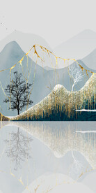 极简 玄关新高档画 TiF分层