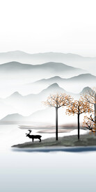 意境 玄关高端新画 Tif分层