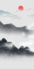 清晰 玄关中式新画 Tif分层