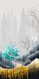 高档 玄关中式新画 Tif分层