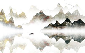 新款 最新中式山水 TiF分层