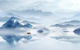 新传 简奢中式山水 TiF分层