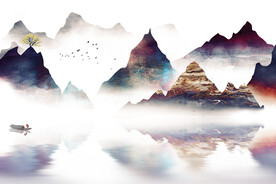 高雅 中式爆款山水 TiF分层